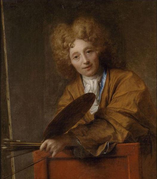 Jean-Baptiste Santerre Self portrait oil painting image